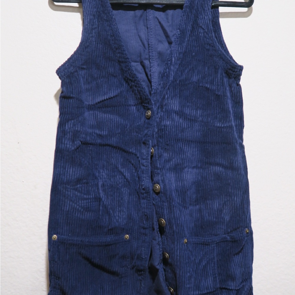 Express Navy Corduroy Dress